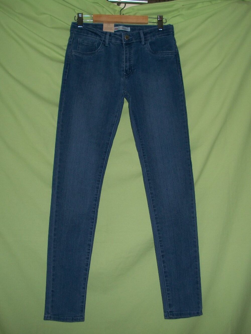NWT Levi's Girl's Blue 710 Super Skinny Strech Jeans Size 14